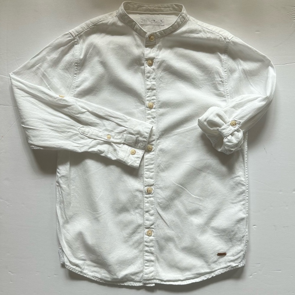 Zara French Collar Button Up